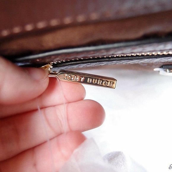 NWT Tory Burch Robinson Large Leather Tote BROWN - Picture 11 of 12